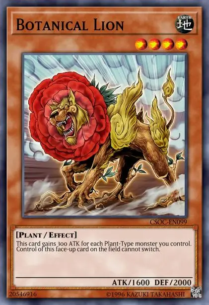 Botanical Lion